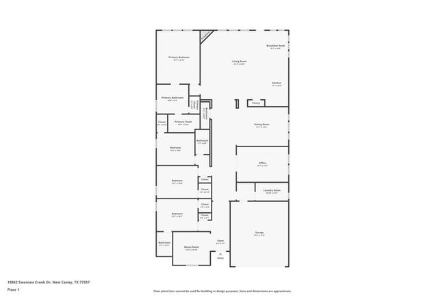 18862 Swansea Creek Dr, Unit 2R in New Caney, TX - Foto de edificio - Building Photo