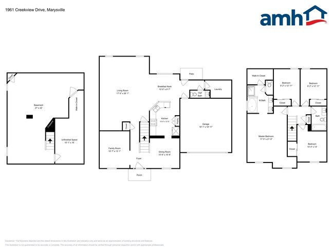 1961 Creekview Dr in Marysville, OH - Foto de edificio - Building Photo