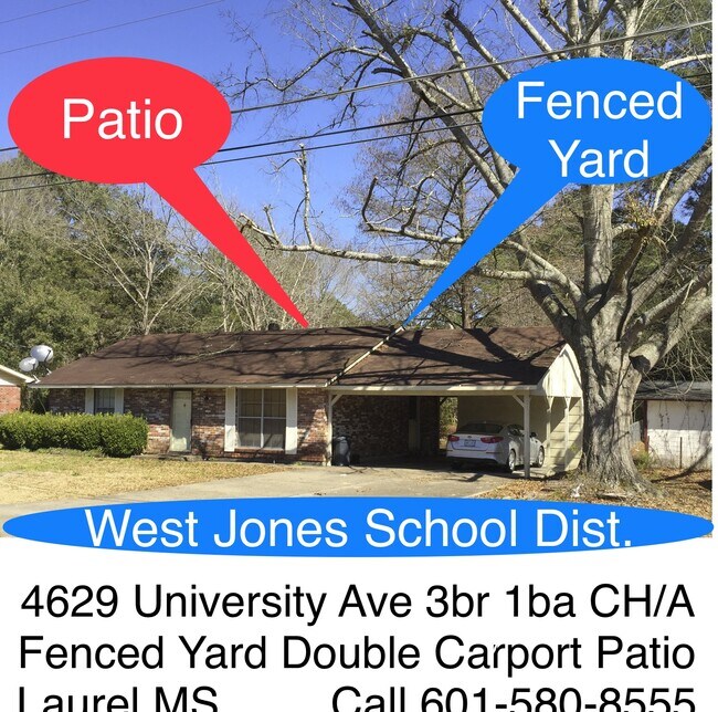 4629 University Ave Rentals in Laurel, MS