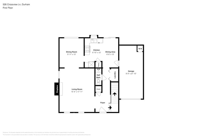 526 Crossview Ln in Durham, NC - Foto de edificio - Building Photo