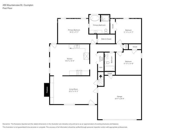 495 Mountainview Dr in Covington, GA - Foto de edificio - Building Photo