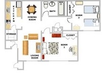 Greentree Apartments in Columbus, MS - Foto de edificio - Floor Plan