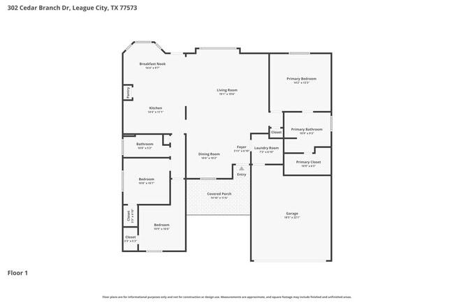 302 Cedar Branch Dr in League City, TX - Foto de edificio - Building Photo