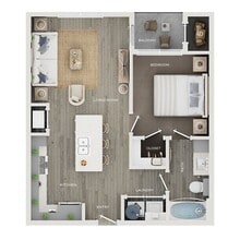 Eckhert Crossing Apartments in San Antonio, TX - Foto de edificio - Floor Plan