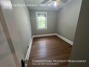 1031 Elm Ridge Ave, Unit Unit #2 in Baltimore, MD - Building Photo - Building Photo