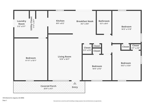 1915 Dianne Dr in Augusta, GA - Building Photo - Building Photo