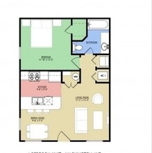 Carriage House in Waco, TX - Foto de edificio - Floor Plan