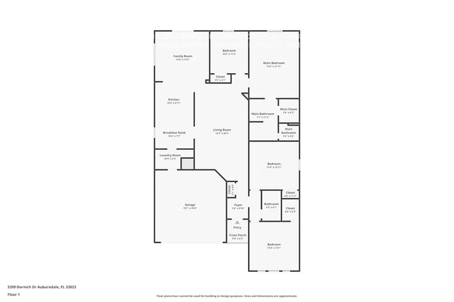 5399 Dornich Dr in Auburndale, FL - Foto de edificio - Building Photo