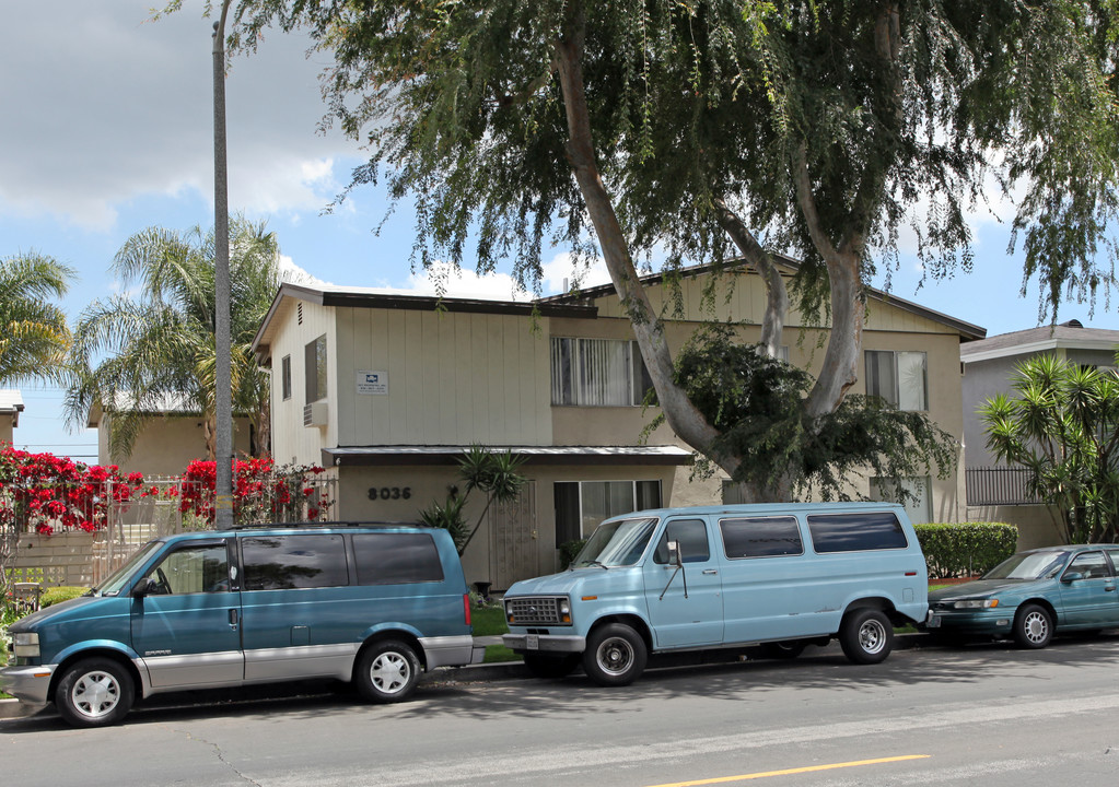 8036-8100 Owensmouth Ave in Canoga Park, CA - Building Photo