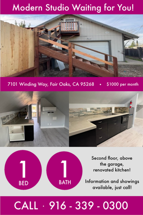 7101 Winding Way in Fair Oaks, CA - Building Photo