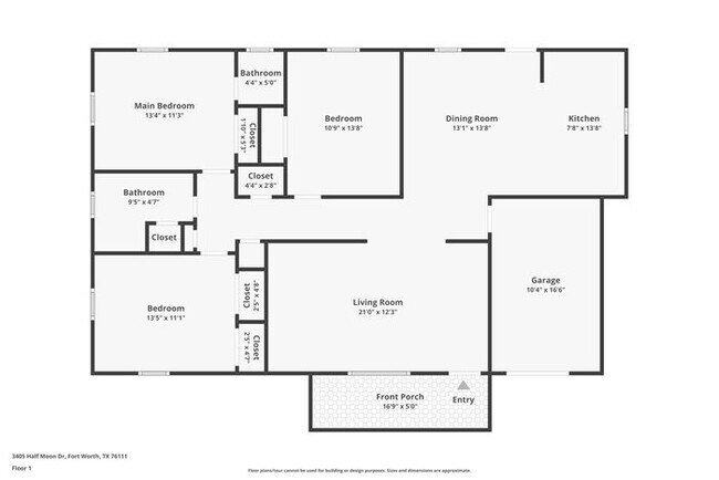 3405 Half Moon Dr in Fort Worth, TX - Foto de edificio - Building Photo