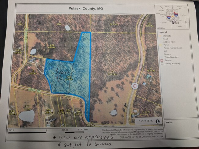 property at 16470 Cave Rd
