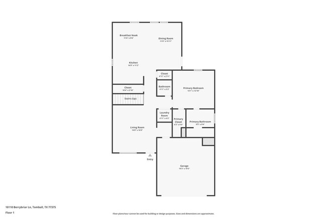 property at 10110 Berrybriar Ln