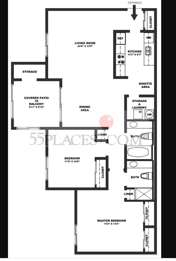 property at 205 Covered Bridge Blvd