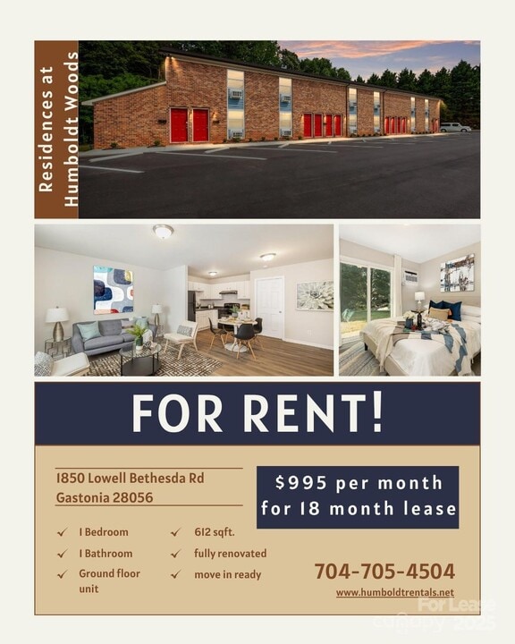 1850 Lowell Bethesda Rd in Gastonia, NC - Foto de edificio