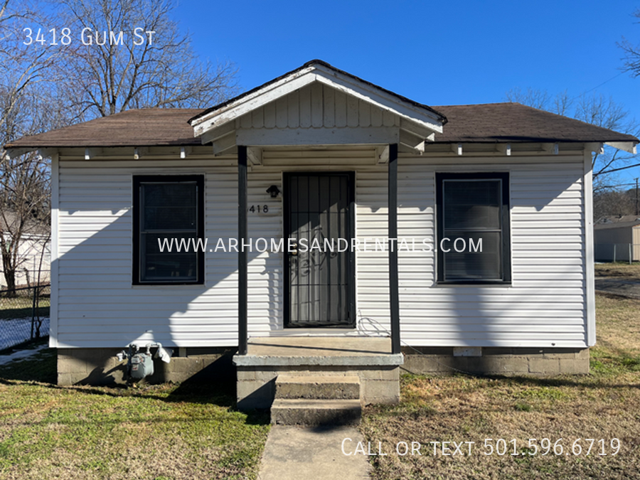 3418 Gum St in North Little Rock, AR - Foto de edificio