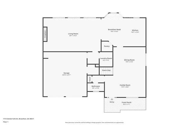 1712 Sahale Falls Dr in Braselton, GA - Foto de edificio - Building Photo