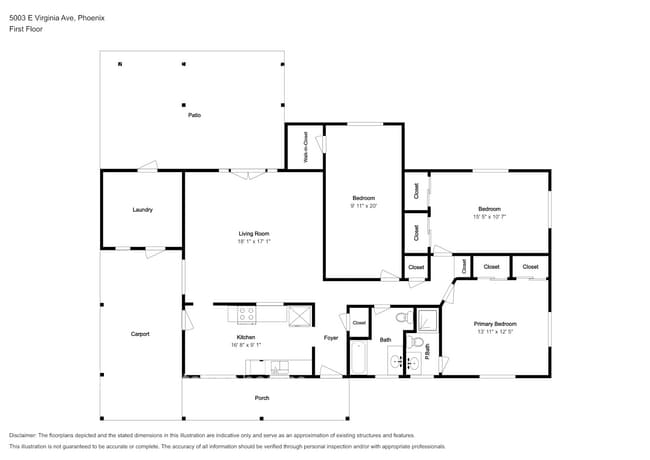 5003 E Virginia Ave in Phoenix, AZ - Building Photo - Building Photo