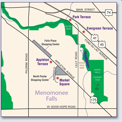 Appleton Terrace in Menomonee Falls, WI - Building Photo - Floor Plan