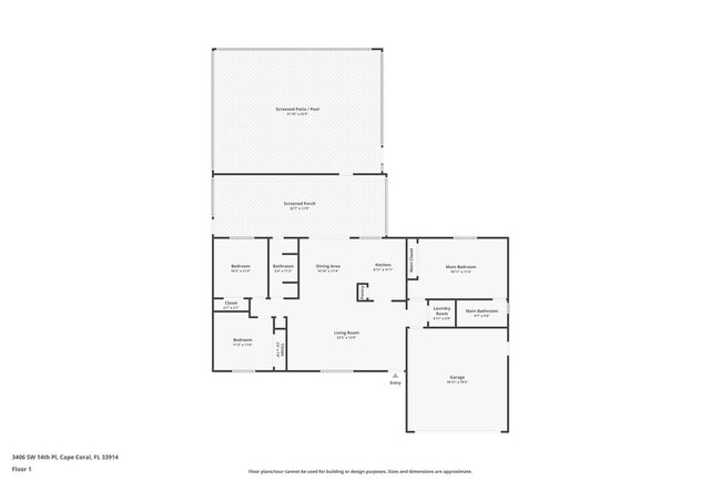 3406 SW 14th Pl in Cape Coral, FL - Building Photo - Building Photo