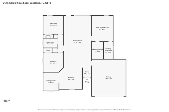 543 Emerald Cove Loop in Lakeland, FL - Foto de edificio - Building Photo