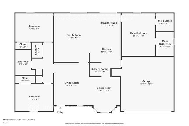 1160 St Tropez Ct in Kissimmee, FL - Foto de edificio - Building Photo