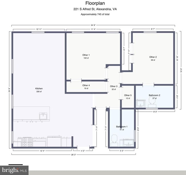property at 221 S Alfred St