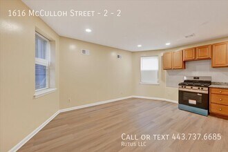 1616 McCulloh St in Baltimore, MD - Foto de edificio - Building Photo