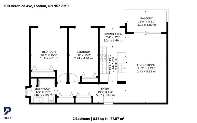 101 Veronica Av in London, ON - Building Photo - Floor Plan