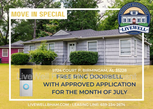 property at 5724 Court P