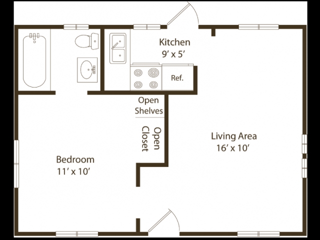 Brookview Apartments in Raleigh, NC - Building Photo - Floor Plan