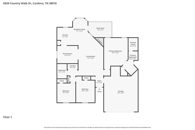 6929 Country Walk Dr, Unit 102-G in Cordova, TN - Foto de edificio - Building Photo