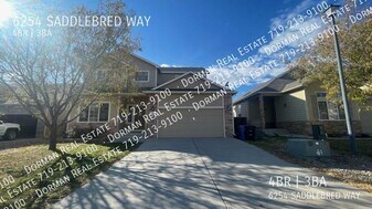 6254 Saddlebred Way in Colorado Springs, CO - Building Photo