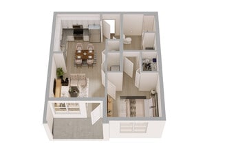 Hermosa North Fort Myers in Ft. Myers, FL - Foto de edificio - Floor Plan