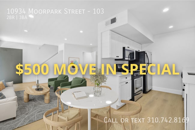 property at 10934 Moorpark St
