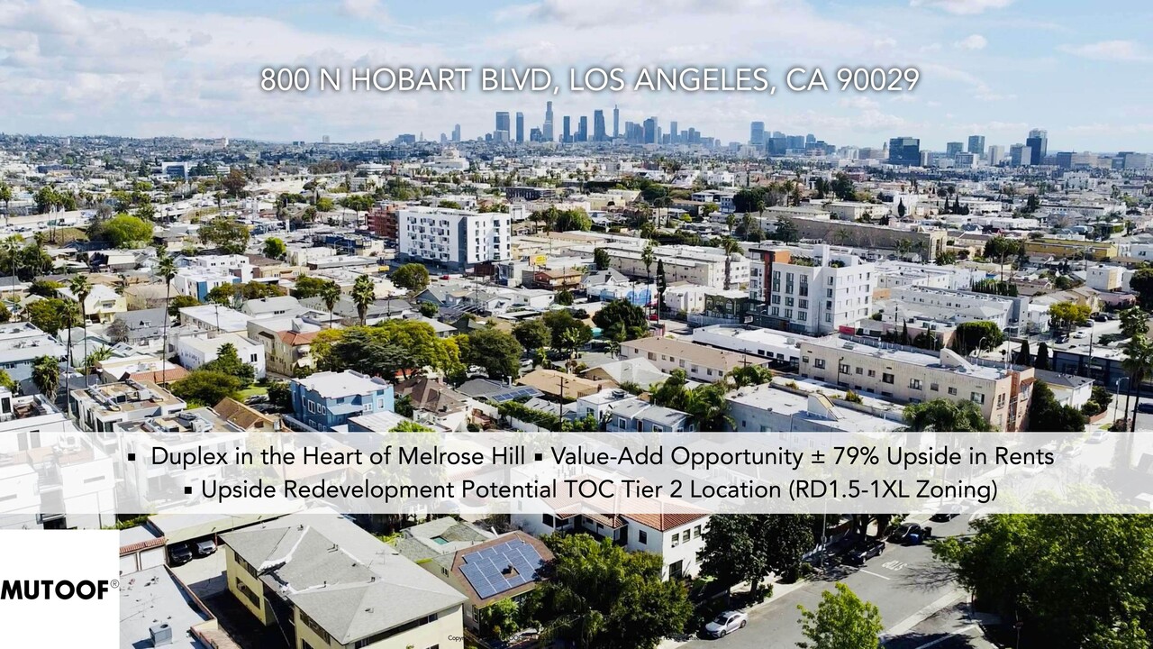 800 N Hobart Blvd in Los Angeles, CA - Building Photo