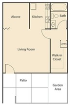 Del Nido in Santa Rosa, CA - Foto de edificio - Floor Plan