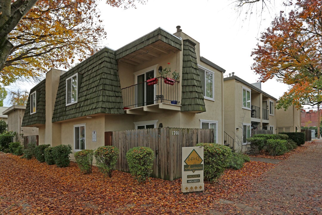 14th & Q Street Apartments in Sacramento, CA - Foto de edificio