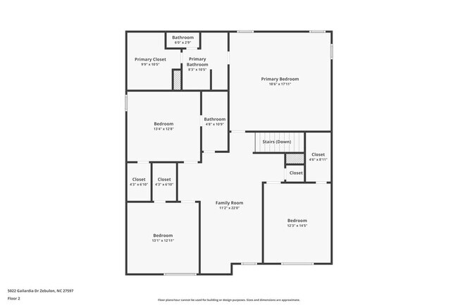 5022 Gailardia Drive in Zebulon, NC - Foto de edificio - Building Photo