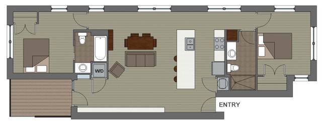 6677 Washington Ave in University City, MO - Foto de edificio - Floor Plan