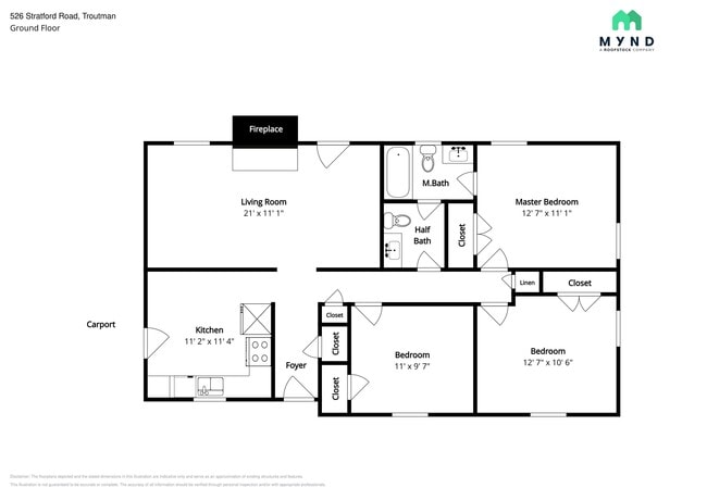 526 Stratford Rd in Troutman, NC - Foto de edificio - Building Photo