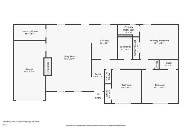 3866 Misty Bleau Dr in Powder Springs, GA - Foto de edificio - Building Photo