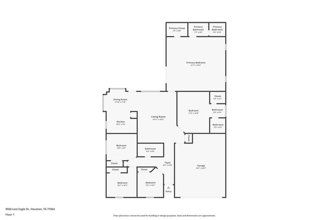 9506 Lost Eagle Dr in Houston, TX - Foto de edificio - Building Photo