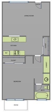 1BD/1BA - Riverside Villas Apartments in Los Angeles, California
