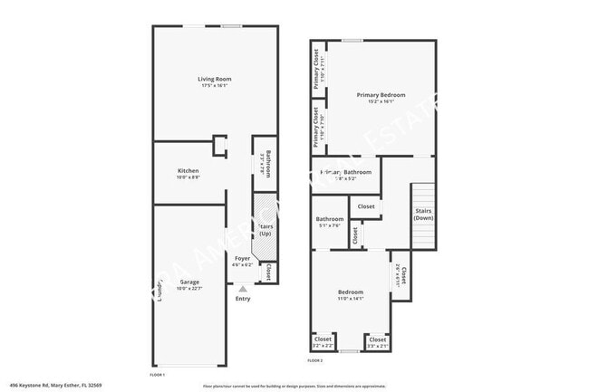 496 Keystone Rd in Mary Esther, FL - Foto de edificio - Building Photo