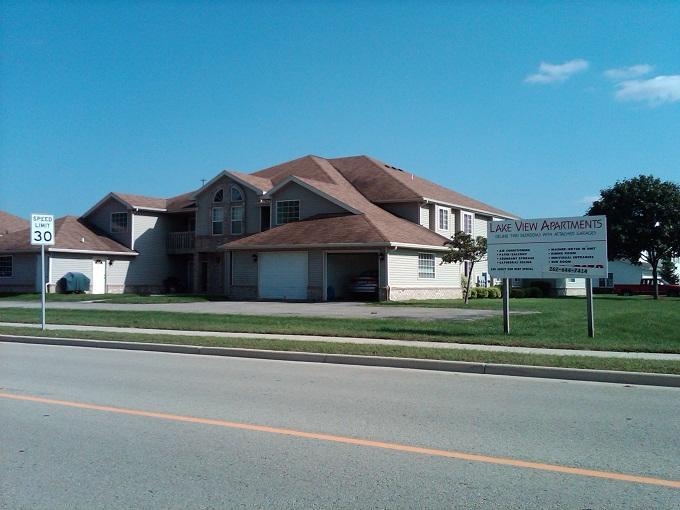 Lakeview Apartments in Hustisford, WI - Building Photo