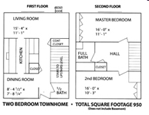 Kirkridge Park Cooperative in Belleville, MI - Foto de edificio - Floor Plan