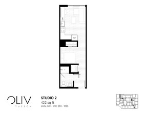 oLiv Tucson in Tucson, AZ - Foto de edificio - Floor Plan