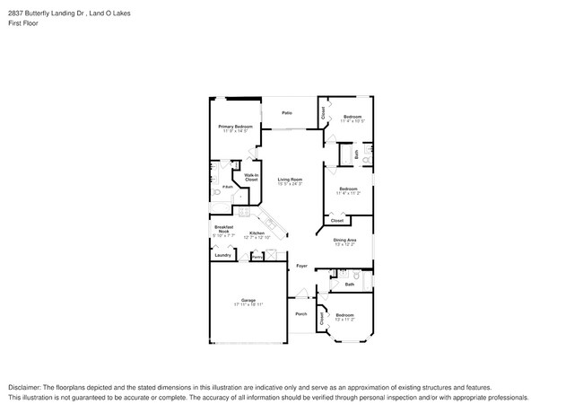 2837 Butterfly Landing Dr in Land O Lakes, FL - Foto de edificio - Building Photo