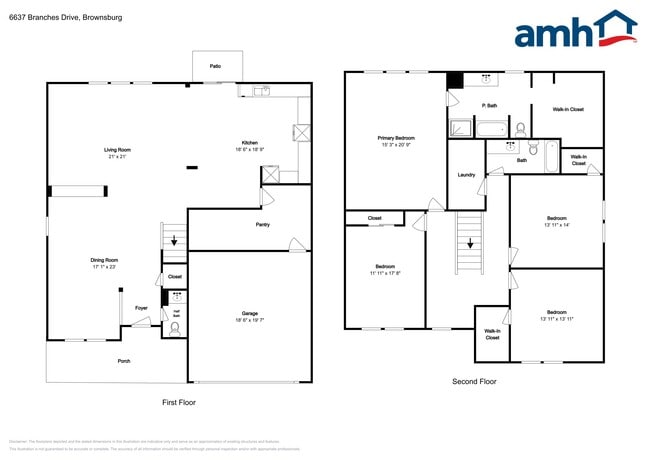 6637 Branches Dr in Brownsburg, IN - Foto de edificio - Building Photo